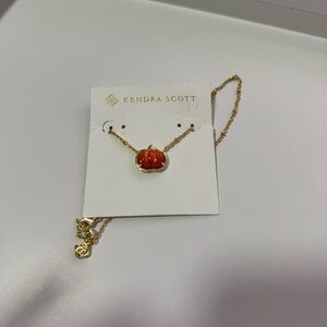 Kendra Scott Pumpkin Pendant Necklace
